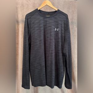 Men’s under Armour long sleeve threadborne fitted heatgear shirt XXL